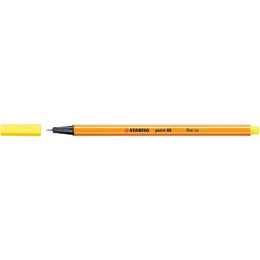 STABILO, STABILO Fineliner Point 88 88/24 zitronengelb