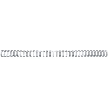 GBC, GBC Drahtbinder&uuml;cken 6mm A4 RG810497 silber, 34 Ringe 100 St&uuml;ck