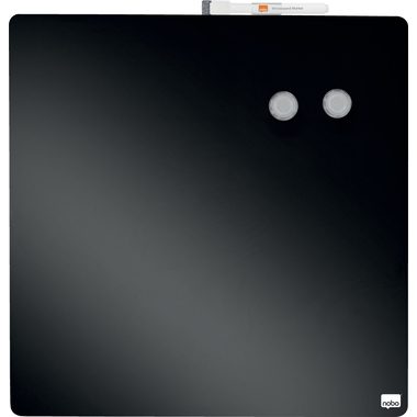 Nobo, NOBO Quartet magnethaftend 1903774 360x360mm schwarz