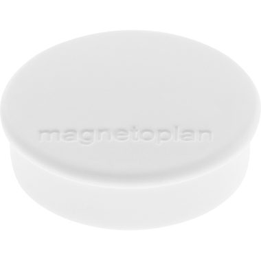 magnetoplan, MAGNETOPLAN Magnet Discofix Hobby 25mm 1664500 weiss, ca. 0.3 kg 10 Stk.