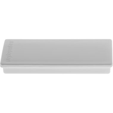 magnetoplan, MAGNETOPLAN Rechteck-Magnethalter 1665101 grau 10 Stk.