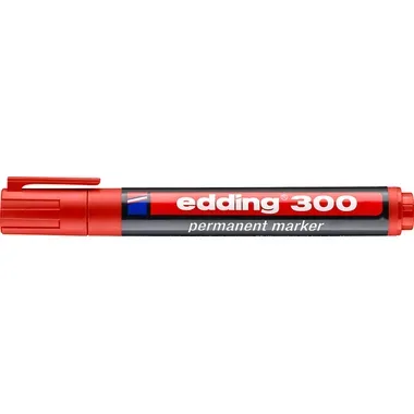 edding, EDDING Permanent Marker 300 1,5-3mm 300-2 rot