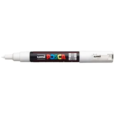 uni-ball, UNI-BALL Posca Marker 7mm PC-1M WHITE weiss