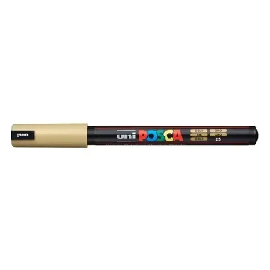 uni-ball, UNI-BALL Posca Fineliner 0,7mm PC-1MR GOLD gold