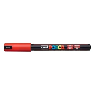 uni-ball, UNI-BALL Posca Fineliner 0,7mm PC-1MR RED rot