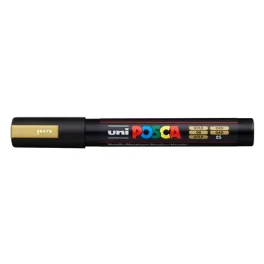 uni-ball, UNI-BALL Posca Marker 1,8-2,5mm PC-5M GOLD gold, Rundspitze