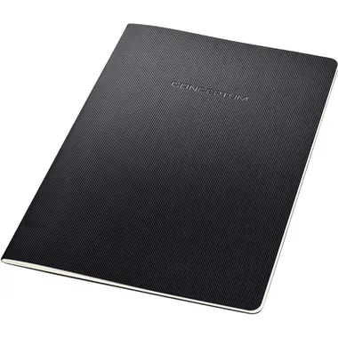 CONCEPTUM, CONCEPTUM Notizheft Softc. A4 CO861 Softw-Oberfl&auml;che,black,lin,