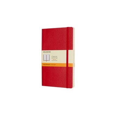 MOLESKINE, MOLESKINE Notizbuch L/A5 854634 Liniert,SoftCover,Scharlach