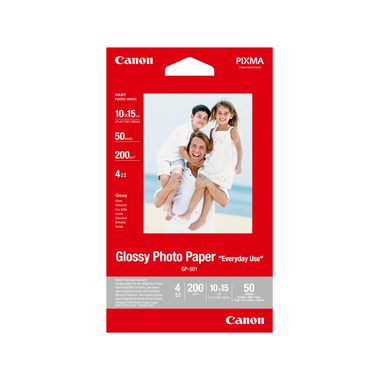 Canon, CANON Glossy Photo Paper 10x15cm GP5014x6 InkJet, Everyday 200g 50 Bl.