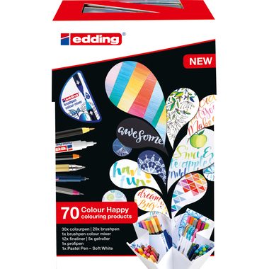 edding, edding Filzstifte Colour happy box 69