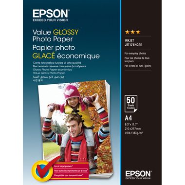Epson, EPSON Value Photo Paper A4 S400036 InkJet 183g 50 Blatt
