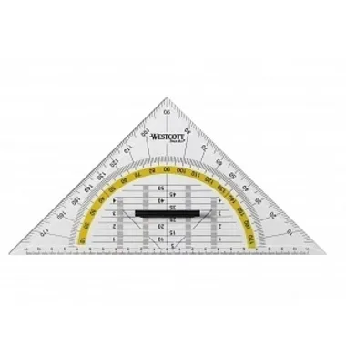 WESTCOTT, WESTCOTT Geodreieck 22cm E-1013400 mit Griff