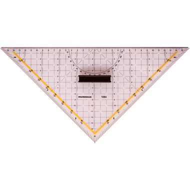 RUMOLD, RUMOLD Zeichendreiecke techn. 1084 Plexiglas Hypotenuse 325mm