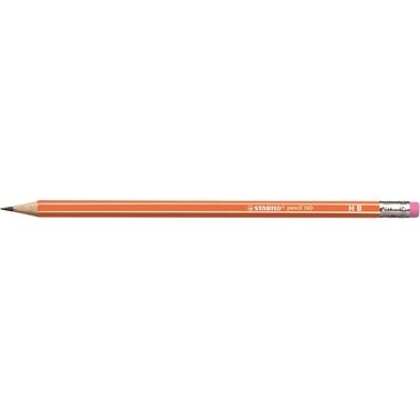 STABILO, STABILO Bleistift 160 mit Gummi HB 2160/03HB orange