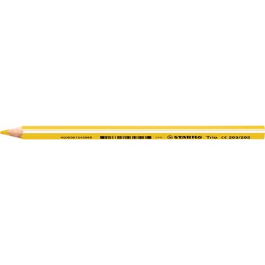 STABILO, STABILO Farbstift ergonomisch 4,2mm 203/205 Trio dick gelb