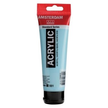 Amsterdam, Acrylfarbe Amsterdam 120ml 17095512 himmelblau hell