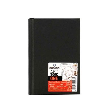 CANSON, CANSON rt Book One 10,2x15,2cm 200005567 100 Blatt, gebunden