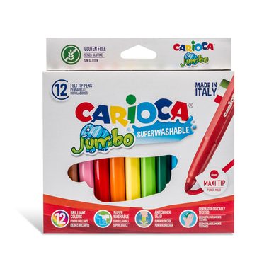 CARIOCA, CARIOCA Fasermaler Jumbo Box 6mm 40569 12 St&uuml;ck