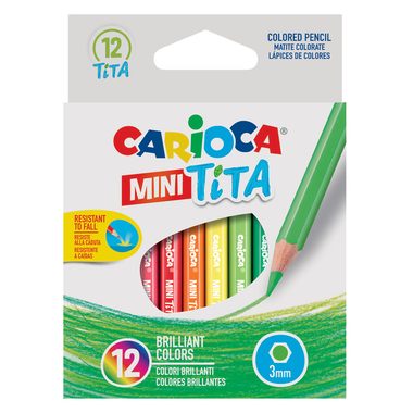 CARIOCA, CARIOCA Farbstift Mini Tita 3mm 42323 12 St&uuml;ck