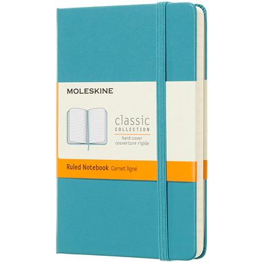 MOLESKINE, MOLESKINE Notizbuch P/A6 715246 liniert,HC,Riff Blau