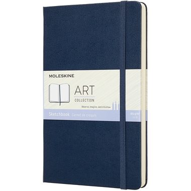 MOLESKINE, MOLESKINE Skizzenbuch L/A5 715611 165g, HC, Saphir