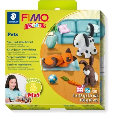 STAEDTLER, FIMO form&play 4x42g 803402LY Set Pet