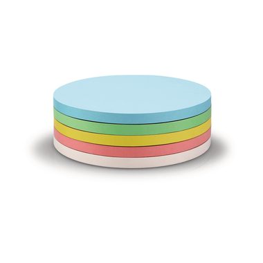 magnetoplan, MAGNETOPLAN Moderationskarten rund 140mm 111151790 5-farbig ass. 250 St&uuml;ck
