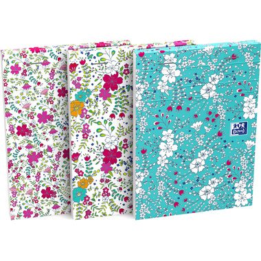 OXFORD, OXFORD Notizblock ForMe Floral A6 400094827 liniert 6mm, 90g 80 Blatt