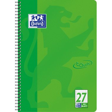 OXFORD, OXFORD Collegeblock Touch A4+ 400086494 liniert, 90g 80 Blatt