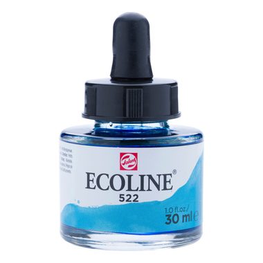 Talens, TALENS Deckfarbe Ecoline 30ml 11255221 turq.blue