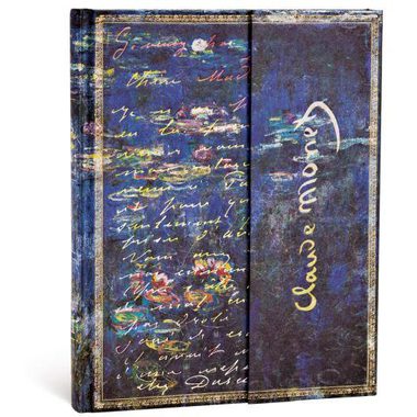 Paperblanks, PAPERBLANKS Monet Seerosen Ultra PB2226-8 blanko 180x230mm, 144 S.