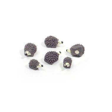 trendform, TRENDFORM Magnete HEDGEHOG FA4588 6er Set grau