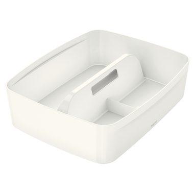 Leitz, LEITZ MyBox Organiser Gross 53220001 mit Griff weiss
