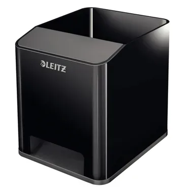 Leitz, LEITZ Sound Stiftek&ouml;cher Duo Color 53630095 schwarz