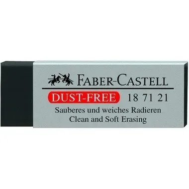 Faber-Castell, Faber-Castell - Radiergummi, 6.3X2.2X1.1CM, Black