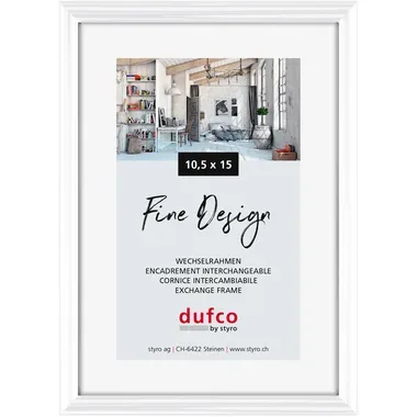 dufco, DUFCO Bilderrahmen 10.5x15cm 1400.40036 Fine Design weiss