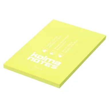 Kolma, KOLMA kolma NOTES A6 13.006.11 1x100 Blatt gelb
