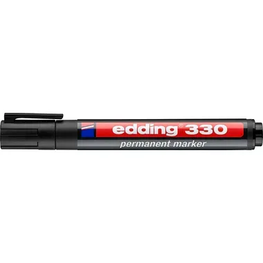 edding, EDDING Permanent Marker 330 1-5mm 330-001 schwarz