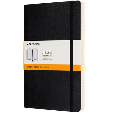 MOLESKINE, MOLESKINE Notizbuch SC L/A5 628042 liniert, schwarz, 240 Seiten