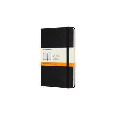 MOLESKINE, MOLESKINE Notizbuch Medium 18,2x11,8cm 852944 liniert, schwarz, 208 Seiten