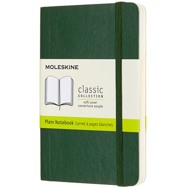 MOLESKINE, MOLESKINE Notizbuch SC P/A6 629155 blanko, myrtengr&uuml;n, 192 S.