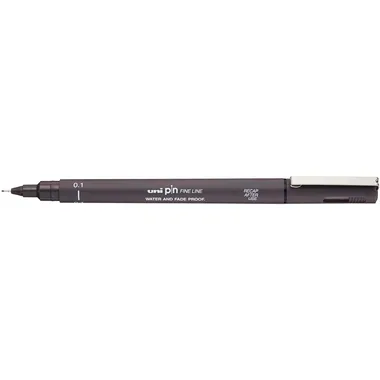 uni-ball, uni-ball - Fineliner, 1 Stück, Dunkelgrau
