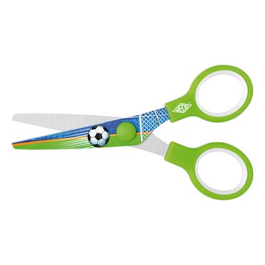 WEDO, WEDO Bastelschere Magic 13cm 7343011 hellgr&uuml;n Football