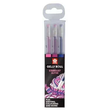 Sakura, SAKURA Gelly Roll 0.5mm POXPGBSTA3A Startdust Glitter Sweets 3 St.