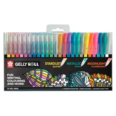 Sakura, SAKURA Gelly Roll 0.5mm POXPGBMIX24 Mix ass. 24 St&uuml;ck