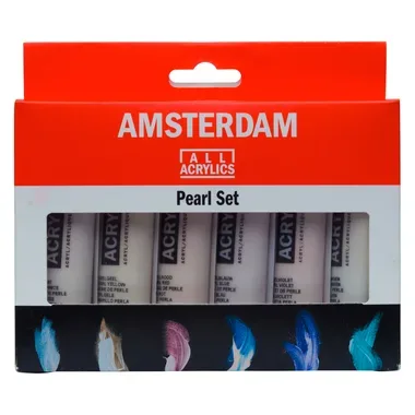 Amsterdam, Amsterdam Starter Set 17820506 Pearl T&ouml;ne 6x20ml