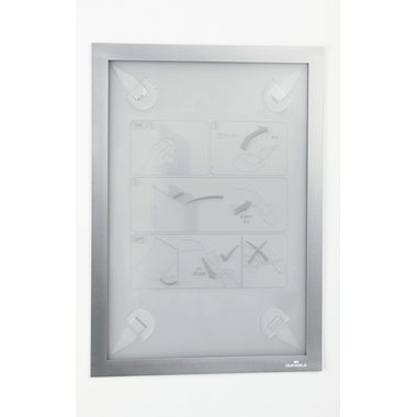 DURABLE, DURABLE Duraframe Wallpaper A4 484323 silber