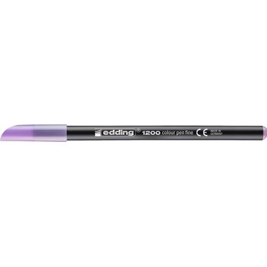 edding, EDDING Faserschreiber 1200 0,5-1mm 1200-087 Pastell, beerig lavendel