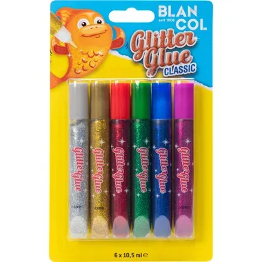Blancol, BLANCOL Glitter Glue Pen CLASSIC 32401 6x10.5ml