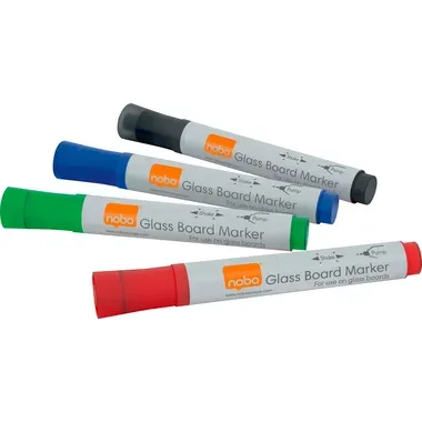 Nobo, NOBO Whiteboard-Marker 1905324 ass. 4 St&uuml;ck